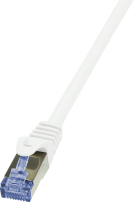 LogiLink CAT6A S/FTP Patch Cable PrimeLine AWG26 PIMF LSZH white 5,00m