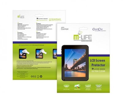 M-Life 9.7 inch Apple iPad 3 Képernyővédő fólia törlőkendővel