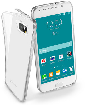 Cellular Line Samsung Galaxy S6 G920 Gumi tok Átlátszó