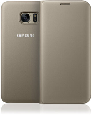 Samsung Galaxy S7 Flip Wallet Tok Arany