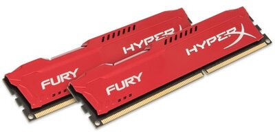 Kingston HyperX Fury Red 16GB DDR3 Kit2 Memória (HX316C10FRK2/16)