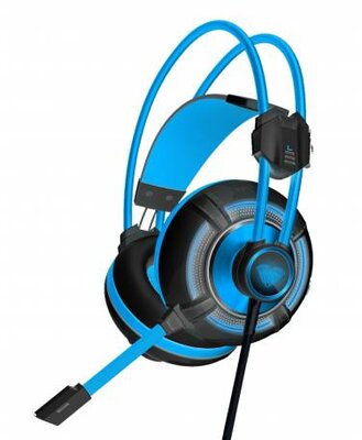 Acme Aula Spirit Wheel Gaming mikrofonos fejhallgató - Kék