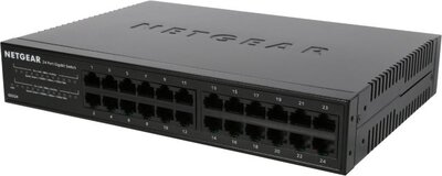 Netgear GS324-100EUS 24-Port SOHO Gigabit Switch - Fekete