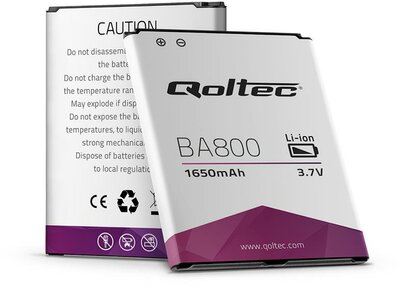 QOLTEC Sony Ericsson BA800 akkumulátor - utángyártott