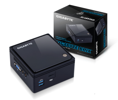 Gigabyte GB-BACE-3150 Brix Intel Fekete barebone mini asztali PC