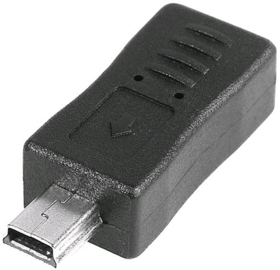 TRACER mini USB F - micro USB M Adapter Fekete