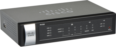 Cisco RV320 Vezetékes Router Gigabit Dual WAN VPN