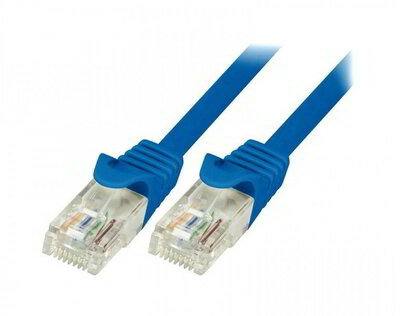 LogiLink CAT5e UTP Patch Cable AWG26 blue 0,50m