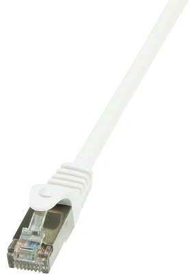 LogiLink CAT6 F/UTP Patch Cable EconLine AWG26 white 1,00m