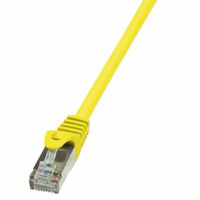 LogiLink CAT6 F/UTP Patch Cable EconLine AWG26 yellow 1,00m