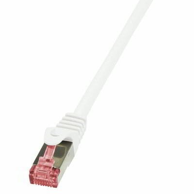 LogiLink CAT6 S/FTP Patch Cable PrimeLine AWG27 PIMF LSZH white 10m