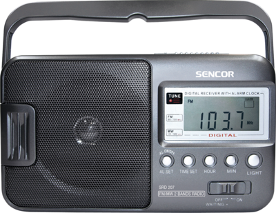 Sencor SRD 207 Hordozható rádió Szürke