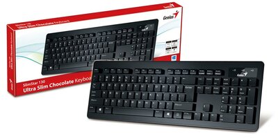 Genius SlimStar 130 USB Billentyűzet HU - Fekete