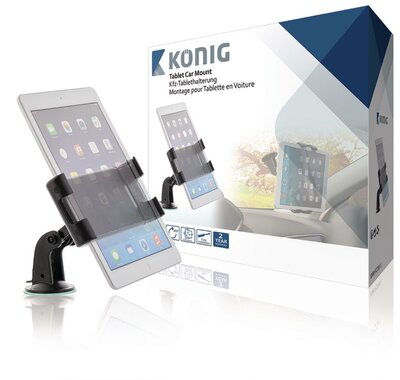 König KNM-FCTM11 Univerzális autós tablet tartó Fekete