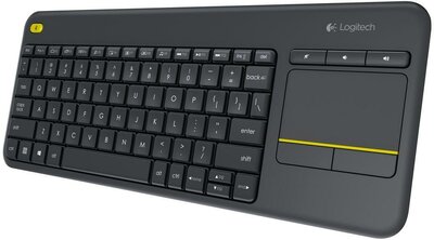 Logitech K400 Plus Wireless touch Billentyűzet (Német)