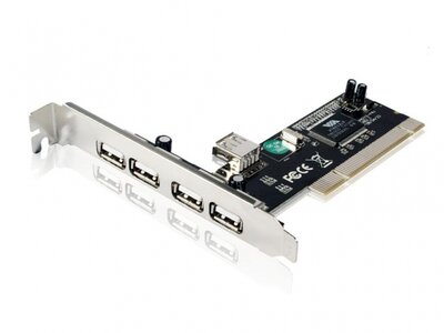 Gembird 4 portos USB 2.0 PCI vezérlő