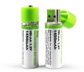 Proda NH-AA USB-ről Tölthető Akkumulátor 1450mAh (2db/cs)