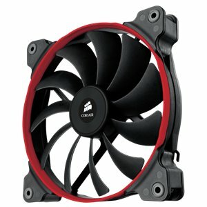 Corsair AF140 Quiet Edition High Airflow 120 mm x 25 mm, 3 pin, Single Pack