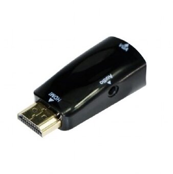 Gembird Cablexpert HDMI v1.4 - VGA+Audio adapter Fekete