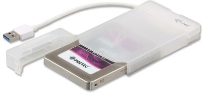 iTec MySafeU314 2.5" USB 3.0 Külső SSD ház Fehér