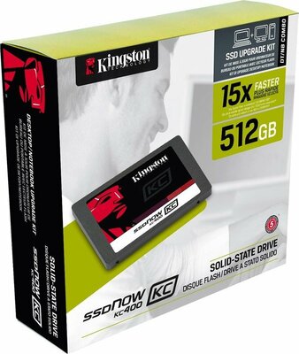 Kingston SSDNow KC400 SATA3 2.5" 512GB SSD Upgrade Kit