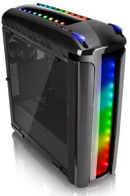 Thermaltake Versa C22 RGB Window Számítógépház - Fekete/RGB
