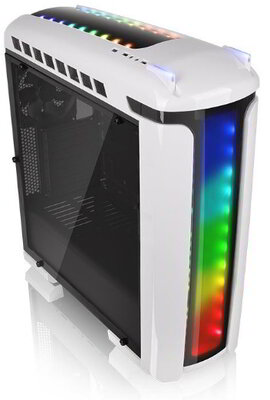 Thermaltake Versa C22 RGB SNOW Window Számítógépház - Fehér/RGB