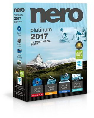 Ahead NERO 2017 Platinum HD Multimedia Suite HUN dobozos szoftver