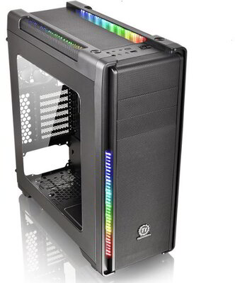 Thermaltake Versa C21 RGB Window Számítógépház - Fekete