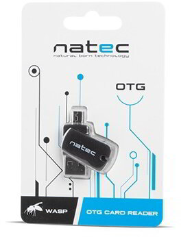 Natec WASP MicroSD USB 2.0 OTG Külső kártyaolvasó