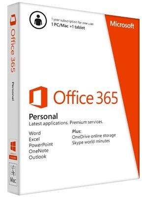 Office 365 Personal 32/64 magyar, 1 év