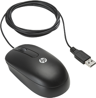 HP USB Egér - Fekete