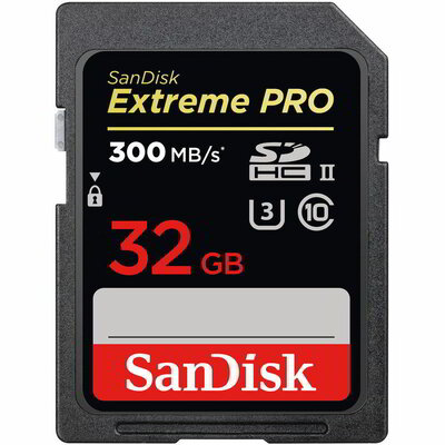 Sandisk 32GB Extreme Pro SDHC UHS-II memóriakártya