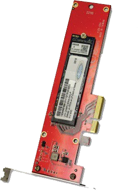 Origin Storage 512GB Inception M.2 2280 PCIe NVMe SSD + HHHL PCIe adapter