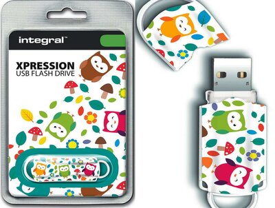 Integral 16GB USB 2.0 Pendrive - Mintás
