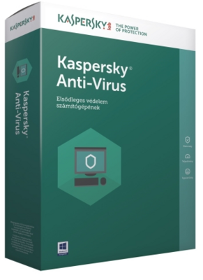 Kaspersky Antivirus 2017 HUN (1 PC/1év+3hónap ajándék)