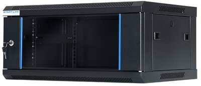 Digitalbox START.LAN 19" Fali rack szekrény 4U 600x450mm - Fekete