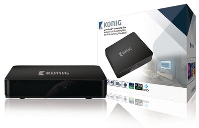König KN-4KASB WiFi 4K & 3D Android Streaming Box + Fly Mouse