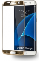 AZURI AZSPTGEDGESAG935-GLD Edge2Edge Samsung Galaxy S7 edge Edzett Üveg Kijelzővédő - Arany