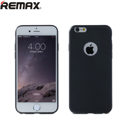 REMAX JELLY RM00717 iPhone 6-6S Hátlap Tok - Fekete