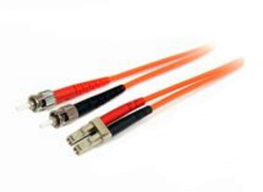 Startech FIBLCST3 optikai patch kábel LC-ST Duplex MM 3m - Narancssárga