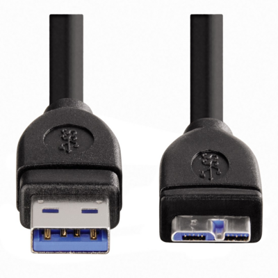 Hama 53749 USB 3.0 - micro USB 3.0 kábel 0.75m - Fekete
