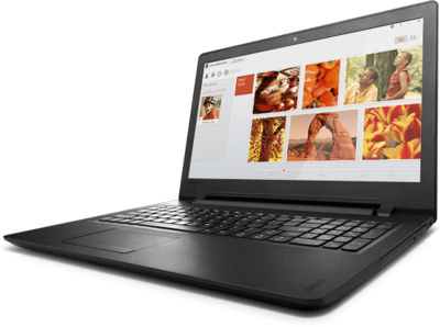 Lenovo V110 - 15,6" HD, Celeron N3350, 4GB, 500GB, Microsoft Windows 10 Home - Fekete Üzleti Laptop