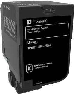 Lexmark 74C2HKE Toner Fekete