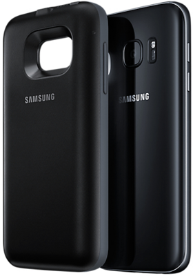 Samsung EP-TG930BBEGWW Galaxy S7 Akkumulátoros Hátlap Tok - Fekete
