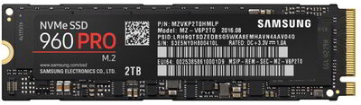 Samsung 2TB 960 Pro M.2 PCIe NVMe SSD