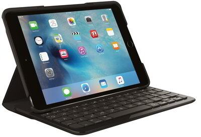Logitech iPad mini 4 billentyűzet és tok Francia - Fekete