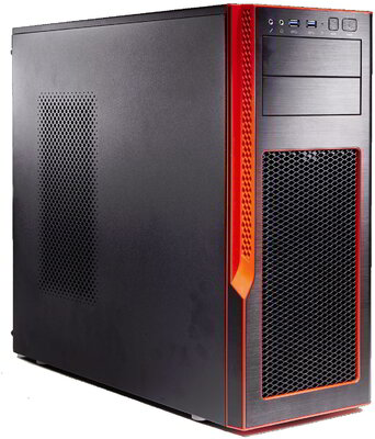 Supermicro SuperChassis GS50-000R Számítógépház - Fekete/Piros