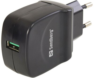 Sandberg AC Charger QC 3.0 USB EU+UK+US Töltő