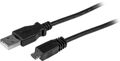 Startech USBAUB1MLA USB A - Micro B adat/töltőkábel 0.8m - Fekete